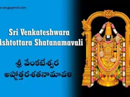 Sri Venkateshwara Ashtottara Shatanamavali